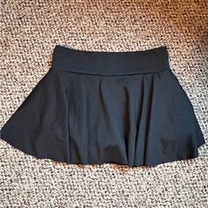 SHEIN Black Circle Skater Skirt
